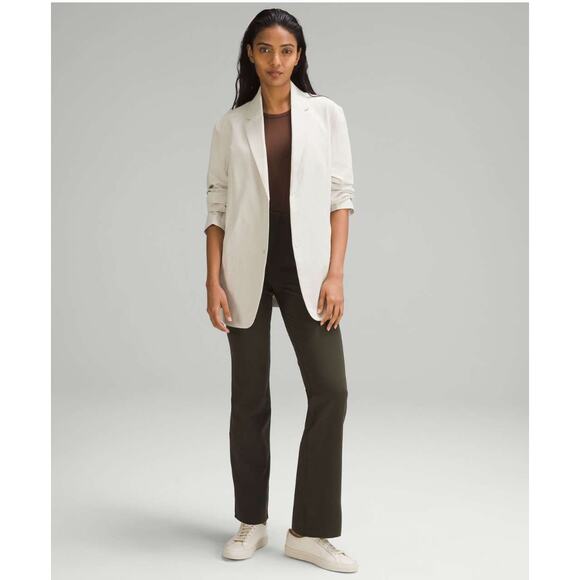 (4) $148 Lululemon Smooth Fit Pull-On High-Rise Pant Dark Olive - Picture 3 of 6